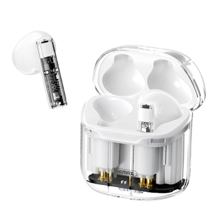 REMAX CozyBuds 6C TWS Auriculares Bluetooth inalámbricos de baja demora con cabina transparente