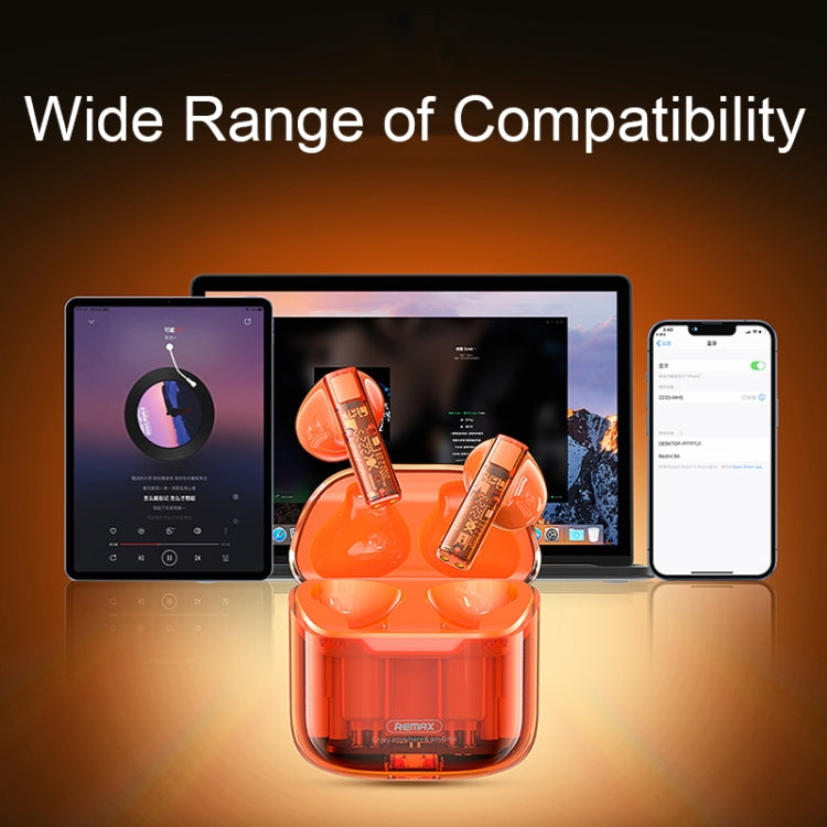 REMAX CozyBuds 6C TWS Auriculares Bluetooth inalámbricos de baja demora con cabina transparente