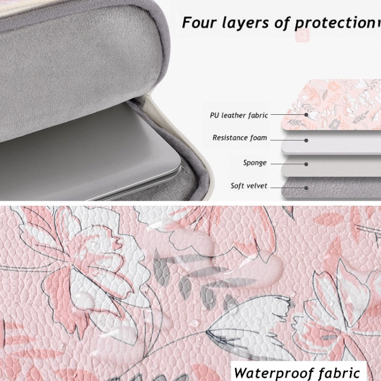 G4-89 PU Laptop Case Tablet Sleeve Bag con asa telescópica, 11 Inch, 12 Inch, 13 Inch, 14 Inch, 15 Inch