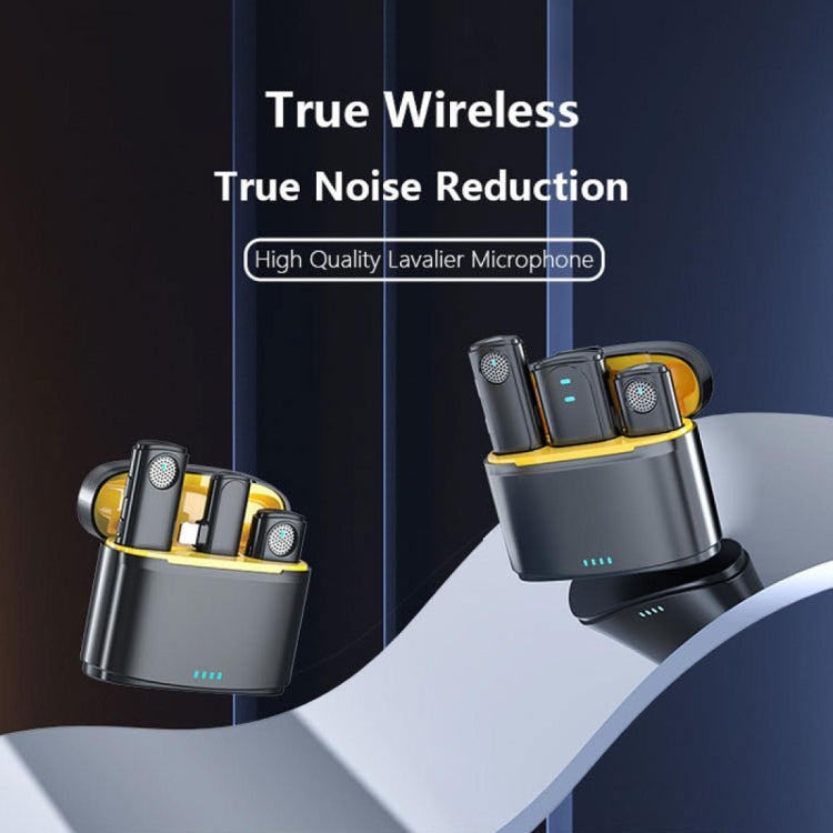 Grabación de audio y video con micrófono lavalier inalámbrico uno-dos J20, especificaciones:, USB-C / Type-C Interface, 8 Pin Interface, Fully Adapted Interface