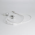 Para Oculus Quest 2 VR Gafas Ear-in Auriculares 3.5 Codo Auriculares de aluminio