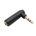 5 adaptadores de audio para auriculares de doble canal macho a hembra de 3,5 mm., Gold Plated