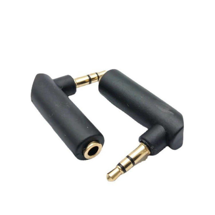 5 adaptadores de audio para auriculares de doble canal macho a hembra de 3,5 mm., Gold Plated