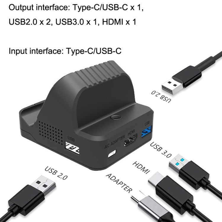 Para Nintendo Switch/Switch OLED SW300 HDMI Video Casting Converter Refrigeración Ventilador Base Cargador, Cooling Fan Base Charger