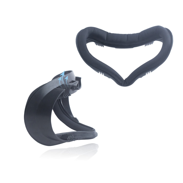 Para Oculus Quest 2 VR Auriculares Anti-sudor Máscara de ojos VR Interfaz facial Cubierta de soporte, Anti-sweat Eye Mask (Black)