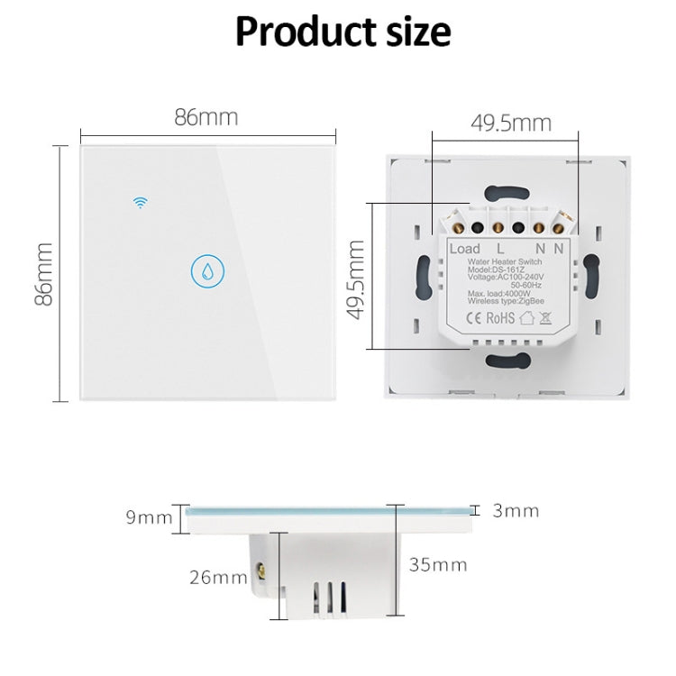 Control de voz de tiempo de alta potencia enchufe de la UE, ZigBee 20A White, ZigBee 20A Black, WIFI 20A White, WIFI 20A Black