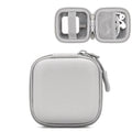 Bolsa de almacenamiento de disco en U para cable de auriculares digitales de cuero Baona, Small Square Gray, Small Square Black, Rectangular Gray, Rectangular Black, Large Square Gray, Large Square Black