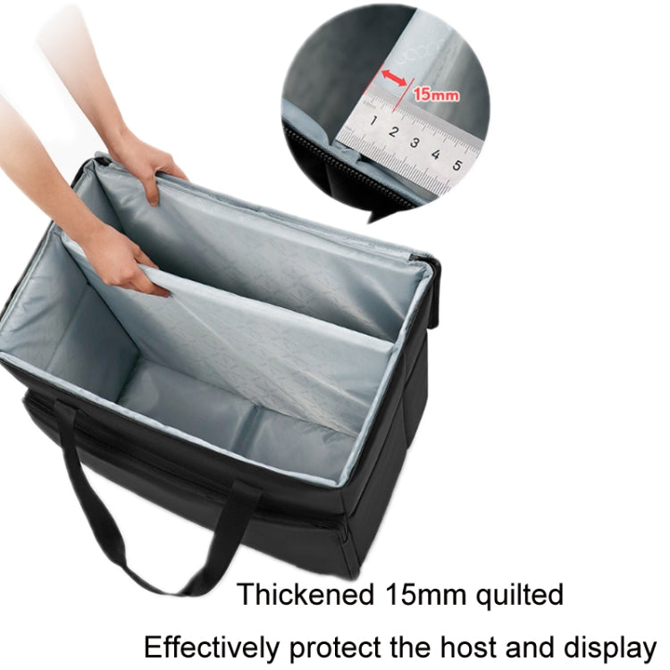 Baona BN-K002 Bolsa de almacenamiento de teclado para monitor de host de computadora de escritorio, tamaño:, Medium 24 inches, Single Layer 24 inches, Large 27 inches