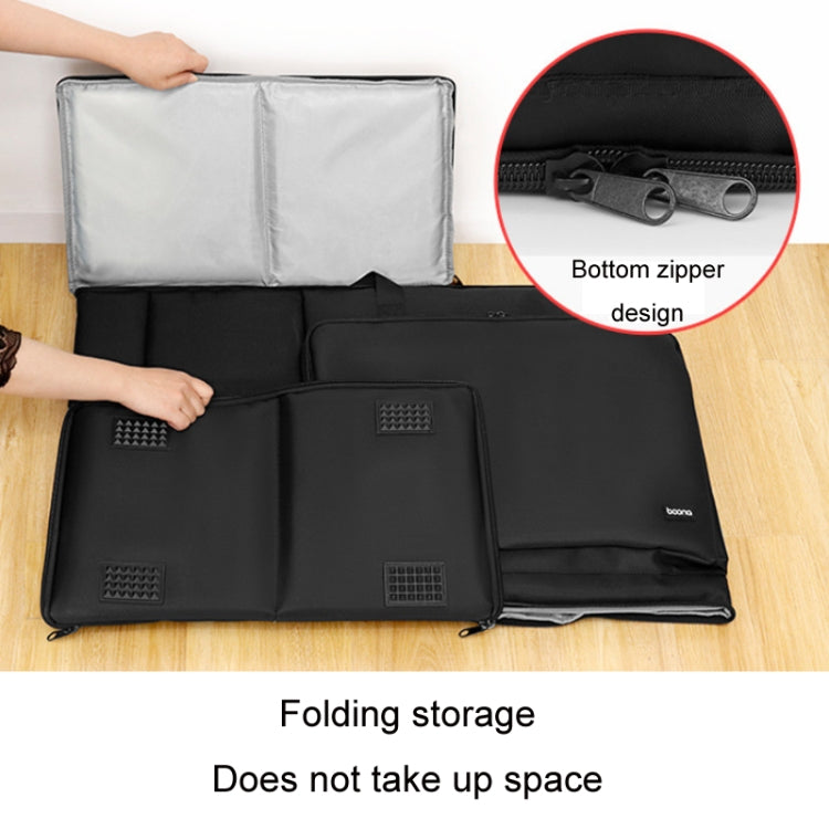 Baona BN-K002 Bolsa de almacenamiento de teclado para monitor de host de computadora de escritorio, tamaño:, Medium 24 inches, Single Layer 24 inches, Large 27 inches