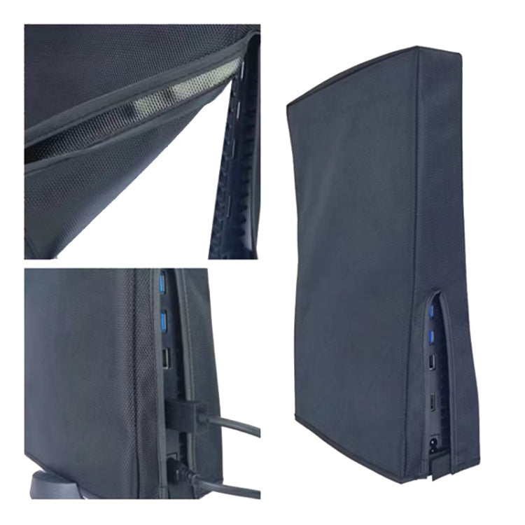 PS5-1 para consola de juegos Snoy PS5, cubierta protectora impermeable y a prueba de polvo, (Vertical Black), (Vertical Gray), (Horizontal Black), (Horizontal Gray)