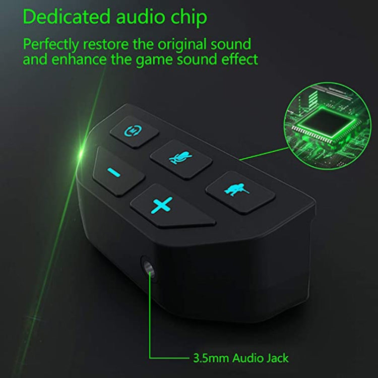 Para Microsoft Xbox One S / X / Elite HS-XO193A Gamepad Sound Enhancer Adaptador de auriculares convertidor de 3,5 mm, For Xbox One S / X / Elite