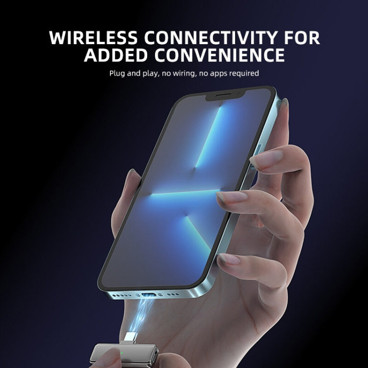 Micrófono de solapa inalámbrico con pantalla digital con compartimento de carga, especificaciones:, S16-S One To Two Black USB-C/Type-C Interface, S16 One To One Black 8 Pin Interface, S16-S One To Two Black 8 Pin Interface                             ...