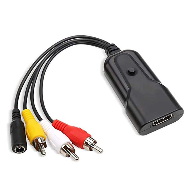 Convertidor K13W HDMI a AV 1080P HD, longitud del cable: 0,5 m, K13W HDMI to AV
