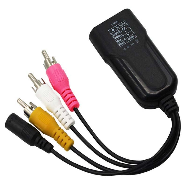 Convertidor K13W HDMI a AV 1080P HD, longitud del cable: 0,5 m, K13W HDMI to AV