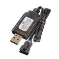 10pcs 7.4V 18650 Batería de litio Cable de carga USB