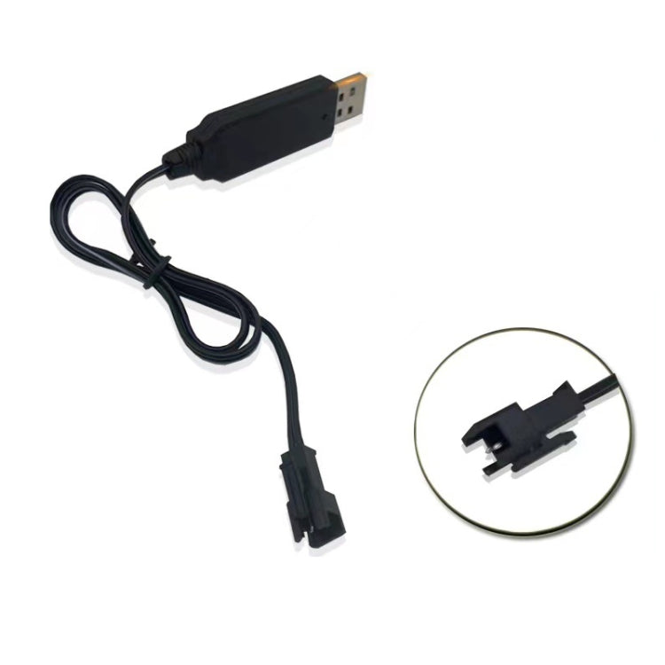 10 Uds 3,7 V cargador de batería de litio delantero Cable de carga de juguete
