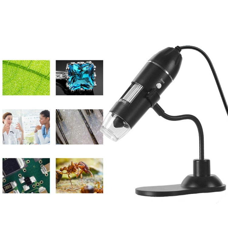 A8 50X-1000X USB soporte de manguera microscopio Digital luz LED microscopio portátil de mano, A8 50X-1000X
