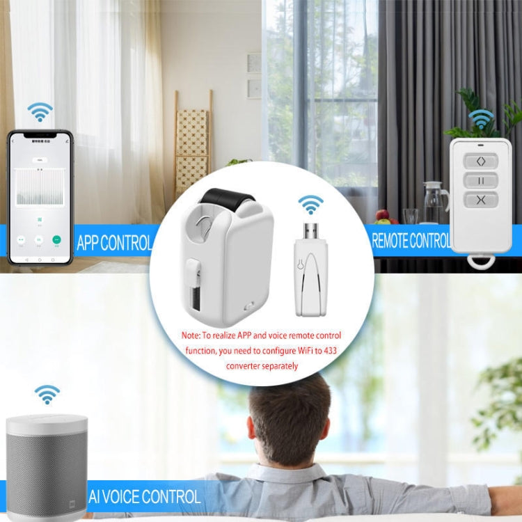 Máquina automática de cortinas para el hogar inteligente X101 con control remoto, estilo:, Track Model Single Host, Track Model Double Host, Track Model Single Host+Gateway, Track Model Double Host+Gateway, Roman Pole Model Single Host                 ...