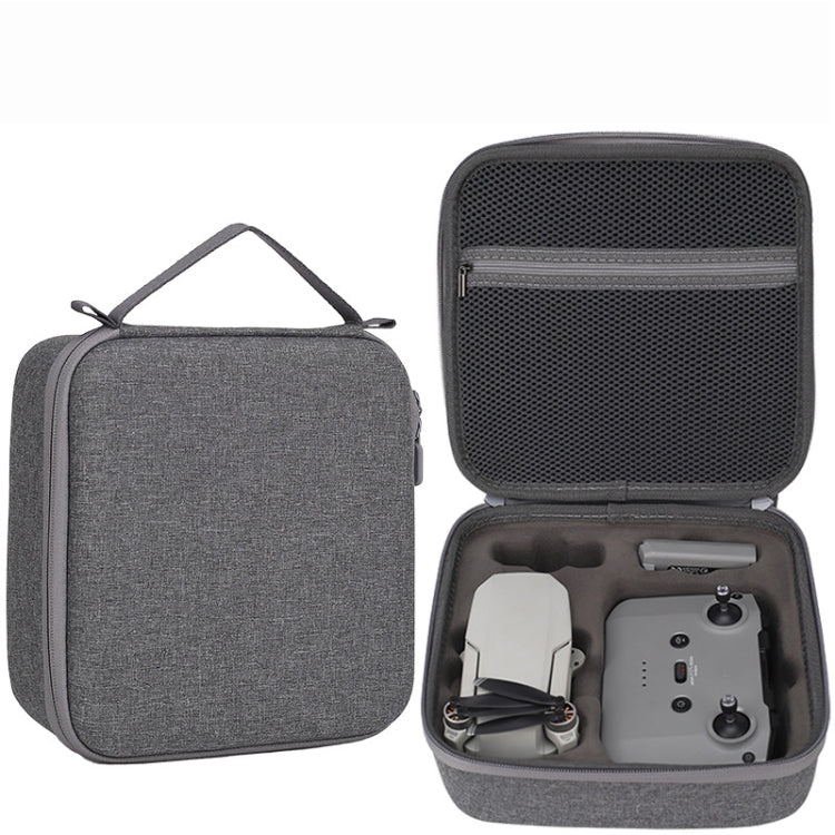 Para DJI Mavic Mini 2 Bolsa de almacenamiento de batería dual Estuche protector de mano, Light Grey