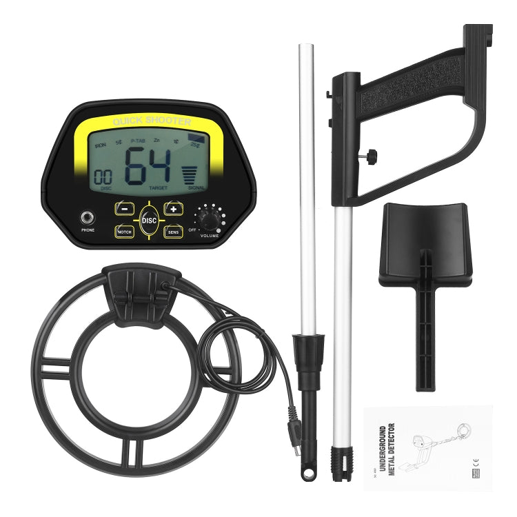 Detector de metales subterráneo LCD de 3,1 pulgadas, MD4060