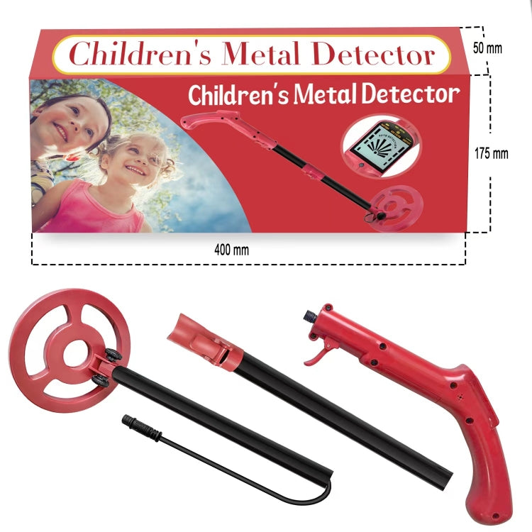 MD3006 Detector de metales Cazador de tesoros al aire libre Juguetes Detector de ciencia para niños, MD3006 (Red), MD3006 (Light Green)
