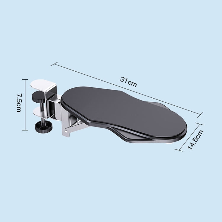Almohadilla de esponja para escritorio de computadora sin perforaciones, soporte de mano, reposabrazos de escritorio multifuncional, Basic, Folding, Folding Rotating