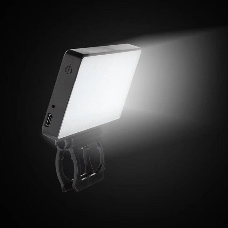 Fotografía en vivo al aire libre Ajuste de brillo multiángulo Luz de relleno de teléfono móvil, Monochrome White Light, RGB Color