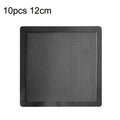 Cubierta de filtro de ventilador industrial de computadora de escritorio de red de polvo de ventilador de refrigeración de PVC, 10pcs 12cm With Magnetic Suction, 10pcs 14cm With Magnetic Suction, 10pcs 12x24cm With Magnetic Suction                     ...