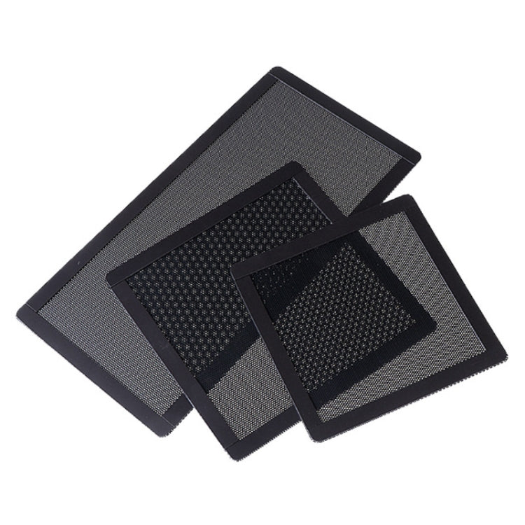Cubierta de filtro de ventilador industrial de computadora de escritorio de red de polvo de ventilador de refrigeración de PVC, 10pcs 12cm With Magnetic Suction, 10pcs 14cm With Magnetic Suction, 10pcs 12x24cm With Magnetic Suction                     ...