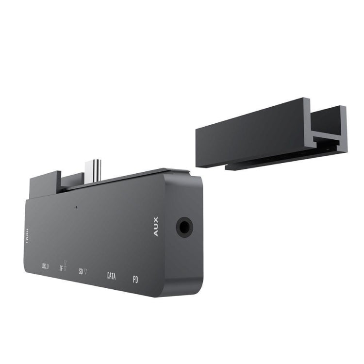 Para IPad Pro 7 en 1 HDMI 4K + Audio de 3,5 mm + SD/TF+ 1 USB 3.0 + USB-C/Tipo-C + Estación de acoplamiento PD USB-C, For IPad Pro 7-In-1