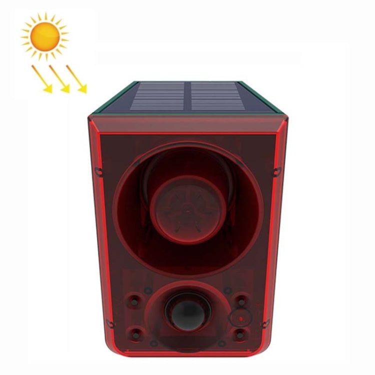 N911N Alarma solar Sensor infrarrojo Sonido y luz Explosión Luz de advertencia Repelente de animales, N911N
