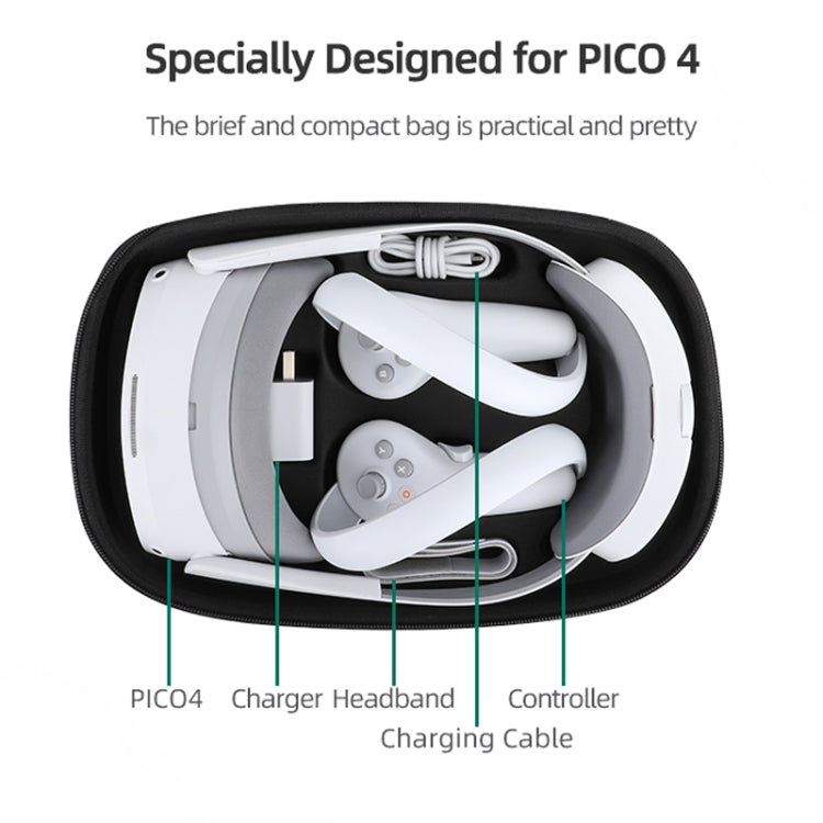 Para PICO 4 Hifylux PC-BF16 VR Gafas Todo en uno Headwear Bolsa de almacenamiento protectora, PC-BF16