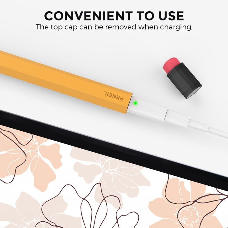 Estuche protector de silicona AhaStyle PT180-2 Estuche para bolígrafo capacitivo antideslizante y anticaída, For Apple Pencil 2, For Apple Pencil 1