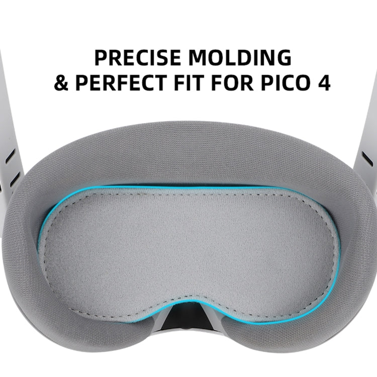 Para PICO 4 Hifylux PC-ZF17 Protector de lente VR Gafas Almohadilla de esponja a prueba de polvo, PC-ZF17 Light Grey