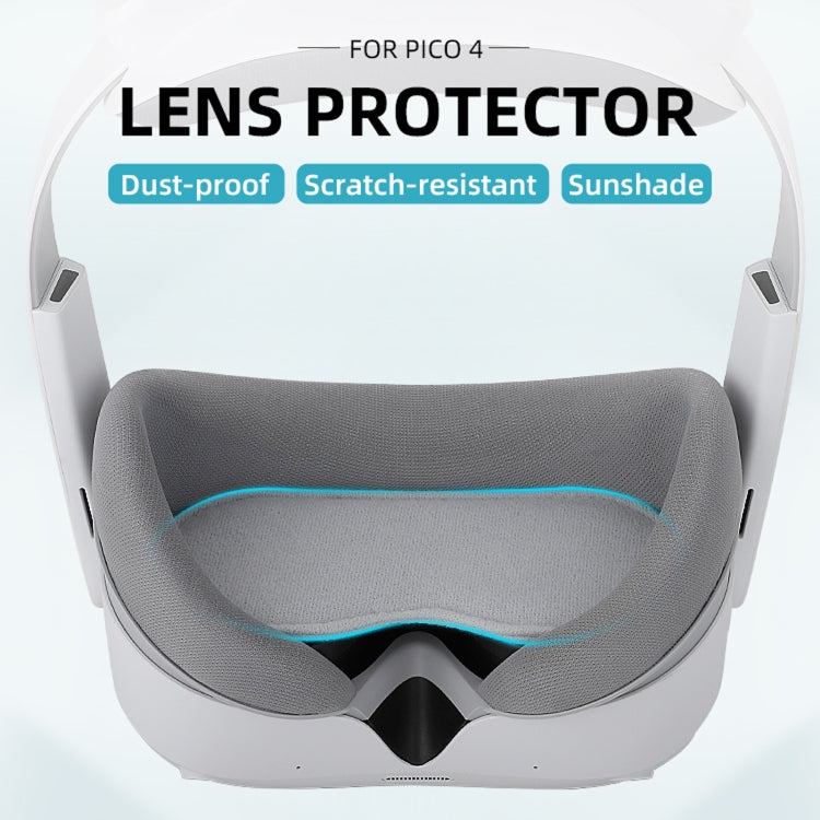 Para PICO 4 Hifylux PC-ZF17 Protector de lente VR Gafas Almohadilla de esponja a prueba de polvo, PC-ZF17 Light Grey