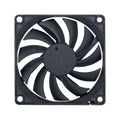 FANNER Ice Soul F8010 Ventilador de chasis ultrafino PWM de 4 pines Ajuste de velocidad inteligente Refrigeración silenciosa Disipación de calor, F8010