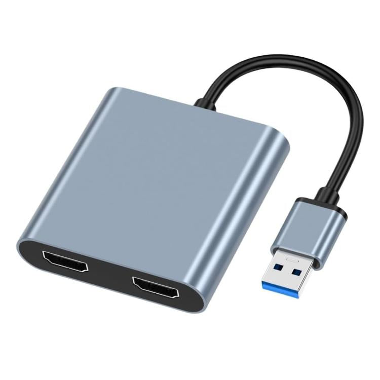 USB 3.0 a doble HDMI Convertidor de alta definición 4K USB Misma pantalla Extensor, USB 3.0 To Dual HDMI