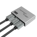Conmutador bidireccional DP 8K 60HZ 1.4V 2 en 1 salida, 8K Switcher(Grey)