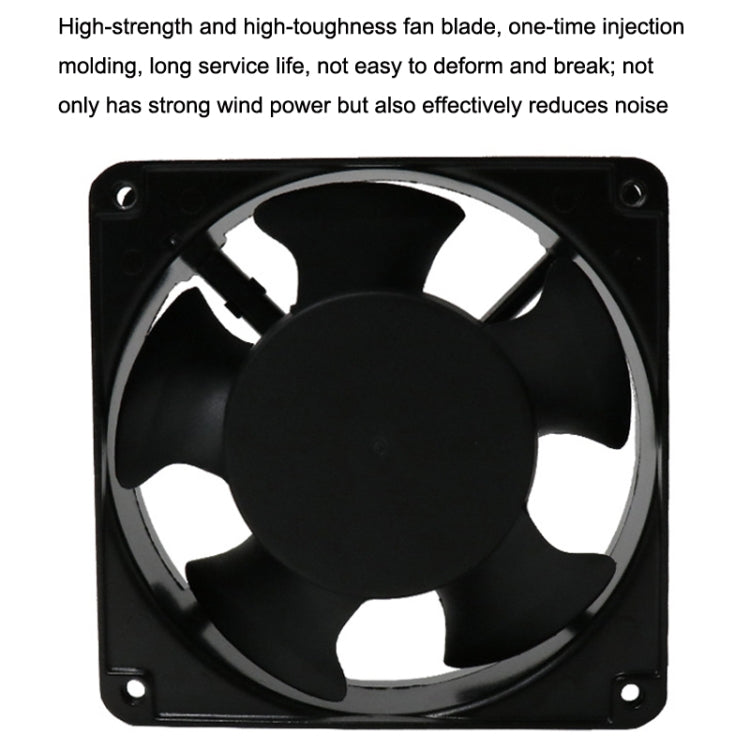 Ventilador de refrigeración de escape de humo de soldadura de gabinete de 12 cm y 220 V, 220V