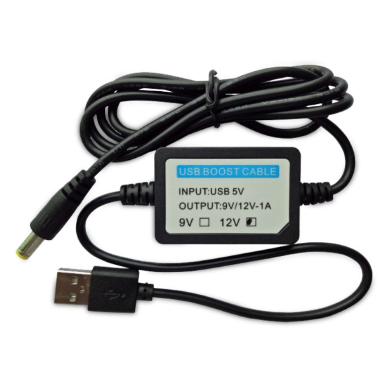 Cable de alimentación móvil USB Booster Line, 2pcs DC 5V to 9V, 2pcs DC 5V to 12V