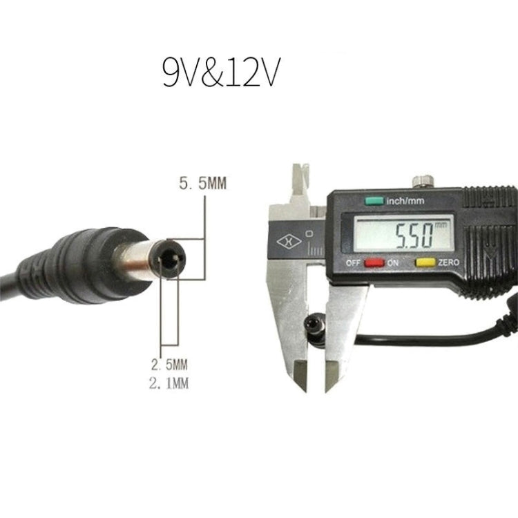 Cable de alimentación móvil USB Booster Line, 2pcs DC 5V to 9V, 2pcs DC 5V to 12V