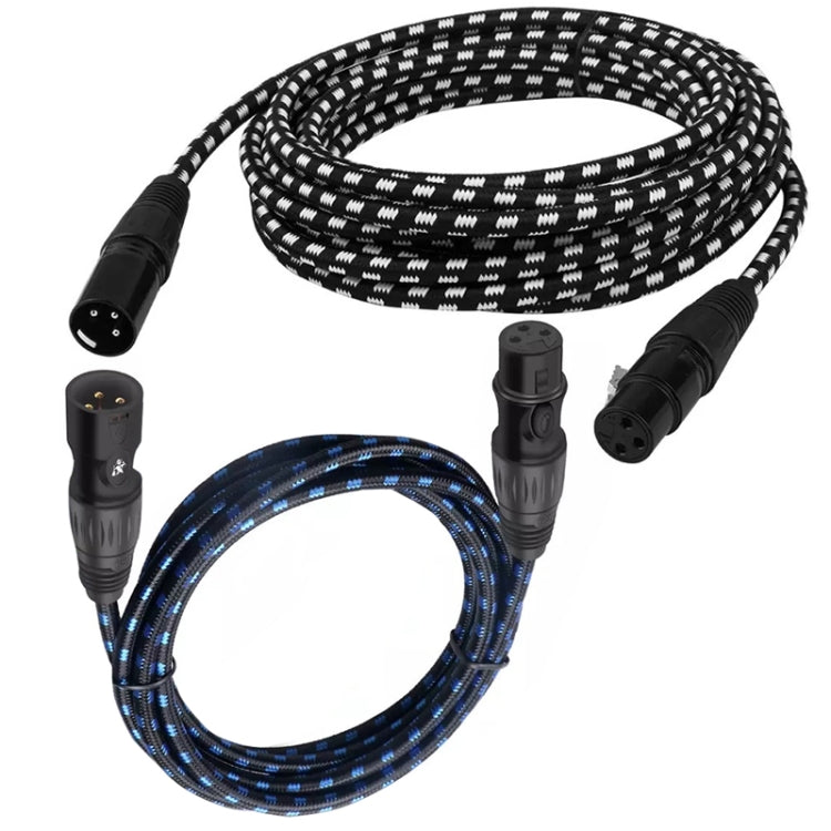 Macho a hembra Canon Line Cable de audio Micrófono Amplificador de potencia Cable XLR, KN006 1m, KN006 1.5m, KN006 2m, KN006 3m, KN006 5m, KN006 10m, KN006 15m, KN006 20m