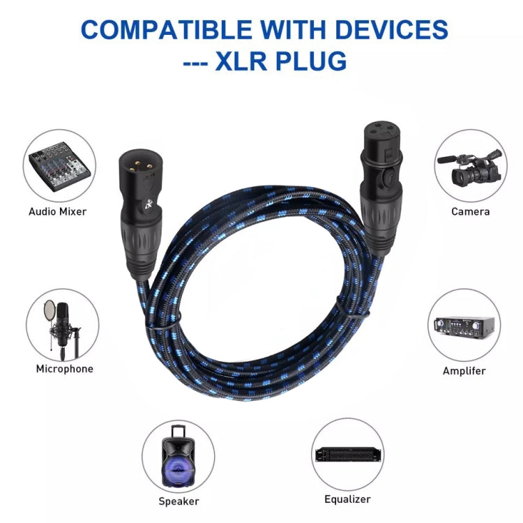 Macho a hembra Canon Line Cable de audio Micrófono Amplificador de potencia Cable XLR, KN006 1m, KN006 1.5m, KN006 2m, KN006 3m, KN006 5m, KN006 10m, KN006 15m, KN006 20m