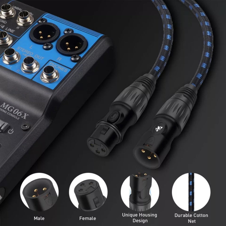 Macho a hembra Canon Line Cable de audio Micrófono Amplificador de potencia Cable XLR, KN006 1m, KN006 1.5m, KN006 2m, KN006 3m, KN006 5m, KN006 10m, KN006 15m, KN006 20m