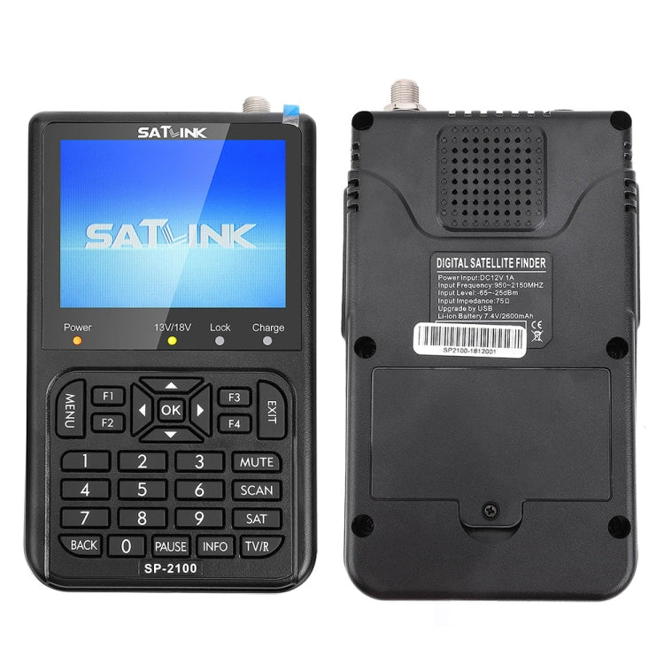 SATLINK SP-2100 HD Finder Meter Medidor satelital portátil, SP-2100
