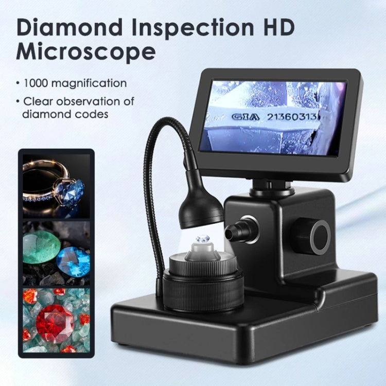 HJ1000 50-1000X Diamond Cintura Código Microscopio GIA Joyería Cintura Código Instrumento, HJ1000