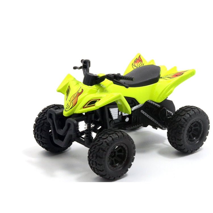 Coche de juguete para niños modelo de motocicleta todoterreno de cuatro ruedas de playa simulada 1:36, Motorcycle Black, Motorcycle Green, Motorcycle Blue, Motorcycle Red