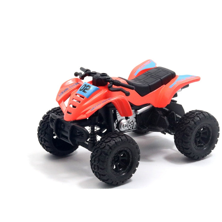 Coche de juguete para niños modelo de motocicleta todoterreno de cuatro ruedas de playa simulada 1:36, Motorcycle Black, Motorcycle Green, Motorcycle Blue, Motorcycle Red