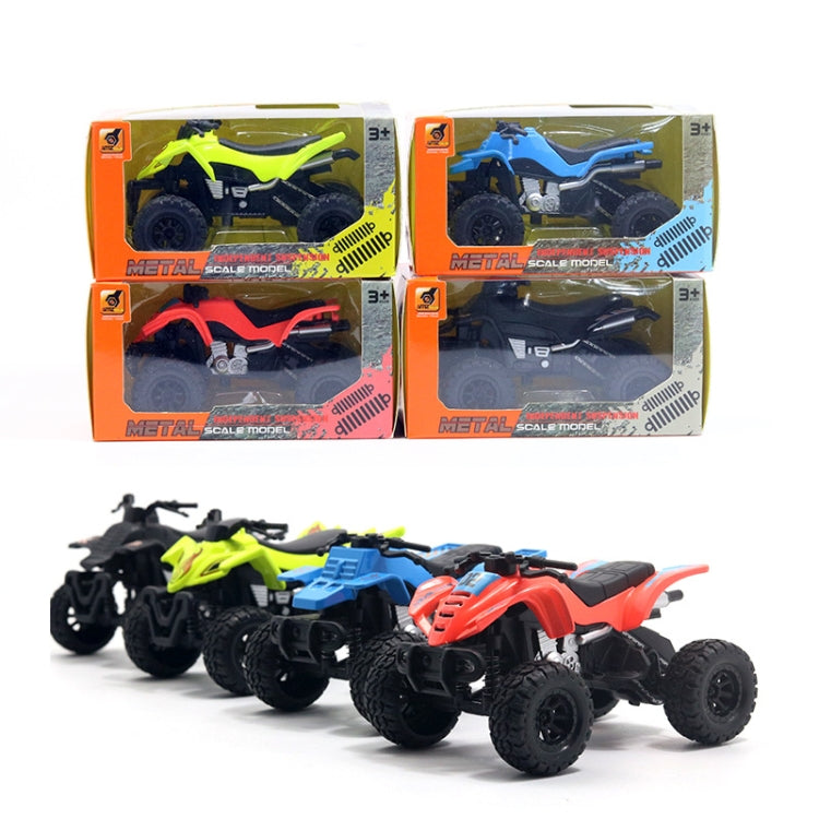 Coche de juguete para niños modelo de motocicleta todoterreno de cuatro ruedas de playa simulada 1:36, Motorcycle Black, Motorcycle Green, Motorcycle Blue, Motorcycle Red