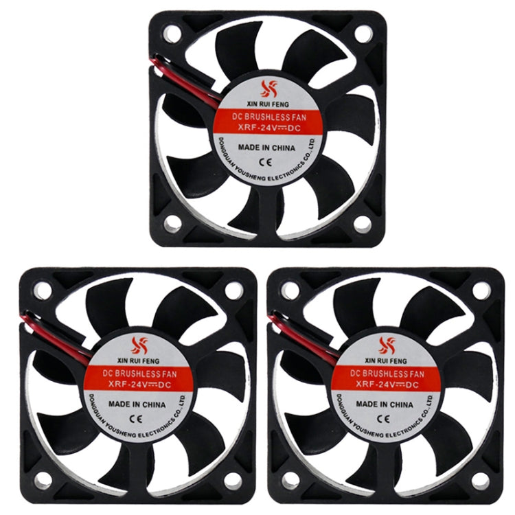 Ventilador de refrigeración CC silencioso de 5 cm, 3pcs XIN RUI FENG 5V Oil Bearing, 3pcs XIN RUI FENG 12V Oil Bearing, 3pcs XIN RUI FENG 24V Oil Bearing, 3pcs XIN RUI FENG 5V Ball Bearing, 3pcs XIN RUI FENG 12V Ball Bearing                            ...